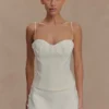 Jaime Spaghetti Strap Suiting Top – Ivory Jaime Spaghetti Strap Suiting Top – Ivory