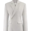 Jameson Cinched Suiting Blazer – Light Sage