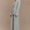 Jameson Cinched Suiting Blazer – Light Sage