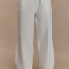 Janayia Cotton Wide Leg Pants – White Janayia Cotton Wide Leg Pants – White