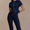Janessa Skinny Denim Jeans- Indigo Blue Janessa Skinny Denim Jeans- Indigo Blue