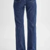 Janine High Waisted Straight Leg Jeans – Dark Blue Janine High Waisted Straight Leg Jeans – Dark Blue