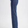 Janine High Waisted Straight Leg Jeans – Dark Blue Janine High Waisted Straight Leg Jeans – Dark Blue