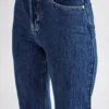 Janine High Waisted Straight Leg Jeans – Dark Blue Janine High Waisted Straight Leg Jeans – Dark Blue
