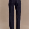 Janine High Waisted Straight Leg Jeans – Washed Indigo Blue Janine High Waisted Straight Leg Jeans – Washed Indigo Blue
