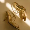 Jaska Metallic High Heel – Gold