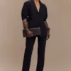 Jasper Faux Leather Elbow Length Gloves – Dark Chocolate Jasper Faux Leather Elbow Length Gloves – Dark Chocolate