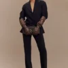 Jasper Faux Leather Elbow Length Gloves – Dark Chocolate Jasper Faux Leather Elbow Length Gloves – Dark Chocolate