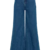 Jen Wide Leg Flare Denim Jeans – Dark Blue Jen Wide Leg Flare Denim Jeans – Dark Blue