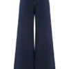 Jen Wide Leg Flare Denim Jeans – Indigo Blue Jen Wide Leg Flare Denim Jeans – Indigo Blue