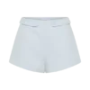 Josephine Cotton Shorts With Waistbands – Ice Blue Josephine Cotton Shorts With Waistbands – Ice Blue