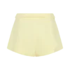 Josephine Cotton Shorts With Waistbands – Lemon Josephine Cotton Shorts With Waistbands – Lemon