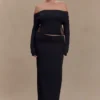 Judy Slinky And Mesh Maxi Skirt – Black Judy Slinky And Mesh Maxi Skirt – Black
