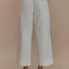 Kaitlyn Cropped Wide Leg Jeans – White Kaitlyn Cropped Wide Leg Jeans – White