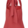 Kallie Linen Peplum Halter Top – Burnt Rose Kallie Linen Peplum Halter Top – Burnt Rose
