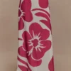 Katalina Chiffon Maxi Skirt – Red Deco Fleur Print