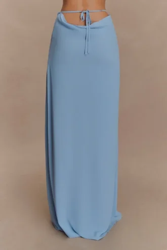 Katalina Chiffon Maxi Skirt – Sky Blue Katalina Chiffon Maxi Skirt – Sky Blue