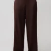 Kayla Silk Blend Straight Leg Pants – Dark Chocolate Kayla Silk Blend Straight Leg Pants – Dark Chocolate