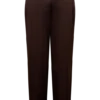 Kayla Silk Blend Straight Leg Pants – Dark Chocolate Kayla Silk Blend Straight Leg Pants – Dark Chocolate