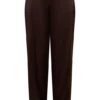 Kayla Silk Blend Straight Leg Pants – Dark Chocolate Kayla Silk Blend Straight Leg Pants – Dark Chocolate