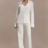 Kerrymae Straight Leg Knit Pants – Off White Kerrymae Straight Leg Knit Pants – Off White