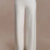 Kerrymae Straight Leg Knit Pants – Off White Kerrymae Straight Leg Knit Pants – Off White