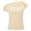 Kinsley Slinky Top With Hardware – Pale Lemon Kinsley Slinky Top With Hardware – Pale Lemon