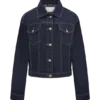 Kirra Cinched Denim Jacket – Washed Indigo Blue Kirra Cinched Denim Jacket – Washed Indigo Blue