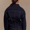 Kirra Cinched Denim Jacket – Washed Indigo Blue Kirra Cinched Denim Jacket – Washed Indigo Blue
