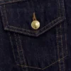Kirra Cinched Denim Jacket – Washed Indigo Blue Kirra Cinched Denim Jacket – Washed Indigo Blue