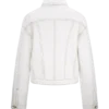 Kirra Cinched Denim Jacket – White Kirra Cinched Denim Jacket – White