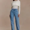 Kirralee Straight Leg Cuffed Jeans – Classic Blue Kirralee Straight Leg Cuffed Jeans – Classic Blue