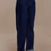 Kirralee Straight Leg Cuffed Jeans – Indigo Blue Kirralee Straight Leg Cuffed Jeans – Indigo Blue
