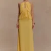 Katalina Chiffon Maxi Skirt – Butterscotch