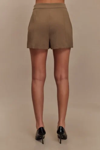 Korrie Suiting Short – Cacao Brown Korrie Suiting Short – Cacao Brown