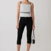 Lilou Pleated Sleeveless Top – Polka Dot