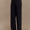 Lindie Straight Leg Suiting Pants – Black Lindie Straight Leg Suiting Pants – Black