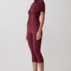 Blanca Stretch Crepe Capri Pants – Mahogany Blanca Stretch Crepe Capri Pants – Mahogany