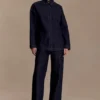 Lioda Oversized Denim Shirt – Washed Indigo Blue Lioda Oversized Denim Shirt – Washed Indigo Blue