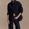 Lioda Oversized Denim Shirt – Washed Indigo Blue Lioda Oversized Denim Shirt – Washed Indigo Blue