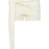 Liora Crochet Shorts With Knit Overlay – Ivory Liora Crochet Shorts With Knit Overlay – Ivory