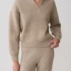 Luca Knit Jumper – Beige Marle Luca Knit Jumper – Beige Marle