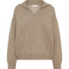 Luca Knit Jumper – Beige Marle Luca Knit Jumper – Beige Marle