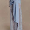 Lucy Lace And Knit Skirt – Cornflower Blue Lucy Lace And Knit Skirt – Cornflower Blue