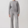 Evan Knit Wide Leg Pants – Grey Marle Evan Knit Wide Leg Pants – Grey Marle