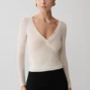 Lumi Long Sleeve Mesh Top – Bone Lumi Long Sleeve Mesh Top – Bone