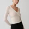 Lumi Long Sleeve Mesh Top – Bone Lumi Long Sleeve Mesh Top – Bone