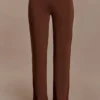 Lydia Slinky Straight Leg Pants – Chocolate Lydia Slinky Straight Leg Pants – Chocolate