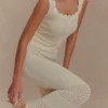 Madeline Scallop Knit Midi Skirt – Ivory Madeline Scallop Knit Midi Skirt – Ivory