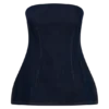 Madelyn Strapless Longline Denim Top – Indigo Blue Madelyn Strapless Longline Denim Top – Indigo Blue